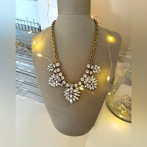 J Crew Crystal Cluster Necklace
